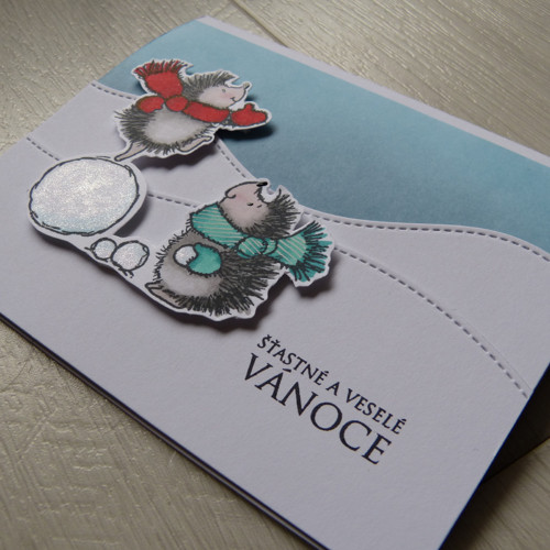 Vánoční přání - ježci — foto 2
