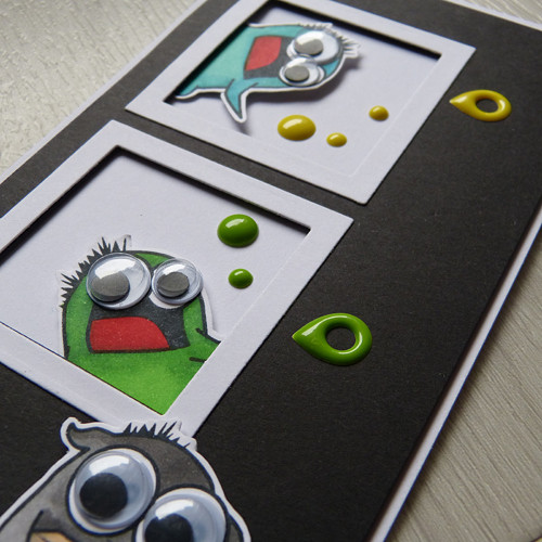 Přáníčko - monsters s hrkacíma očima — foto 3