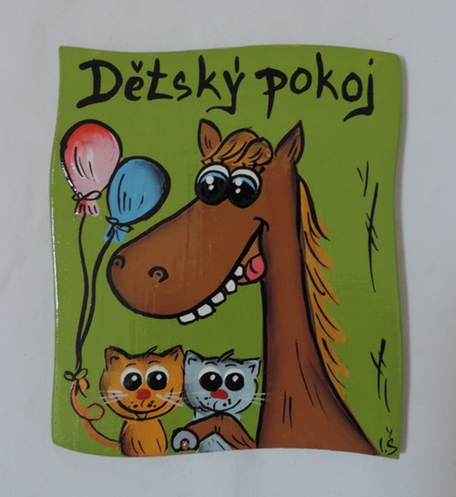Cedulka na dveře-koník — foto 2
