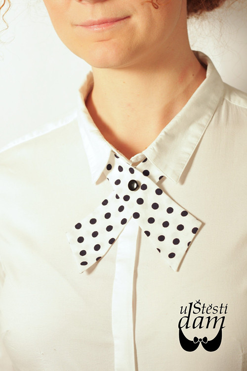 Dámská kravata "Big Polka Dots" — foto 2