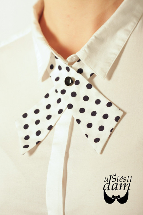 Dámská kravata "Big Polka Dots" — foto 3