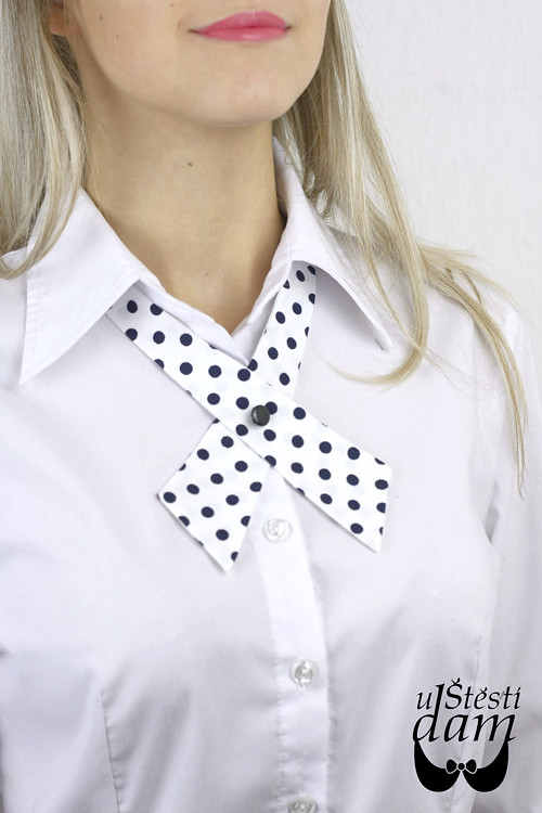 Dámská kravata "Big Polka Dots" — foto 4
