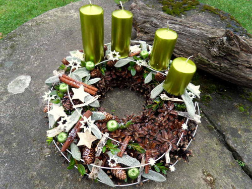 Zelený adventní věnec — foto 2