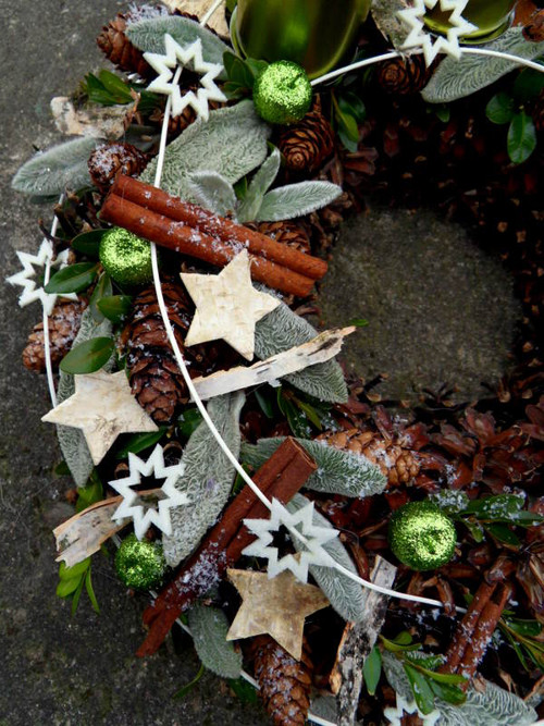 Zelený adventní věnec — foto 4
