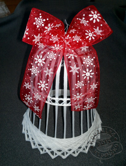 Zvon BÍLÝ 18 cm — foto 2