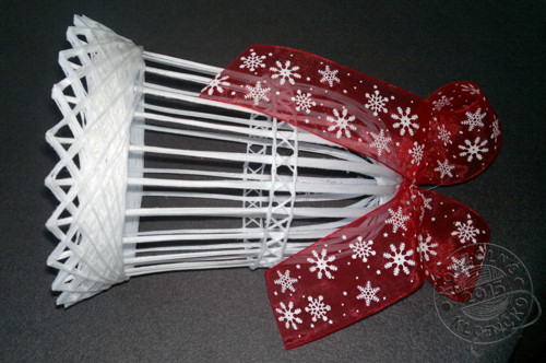 Zvon BÍLÝ 18 cm — foto 3