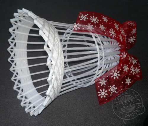 Zvon BÍLÝ 18 cm — foto 5