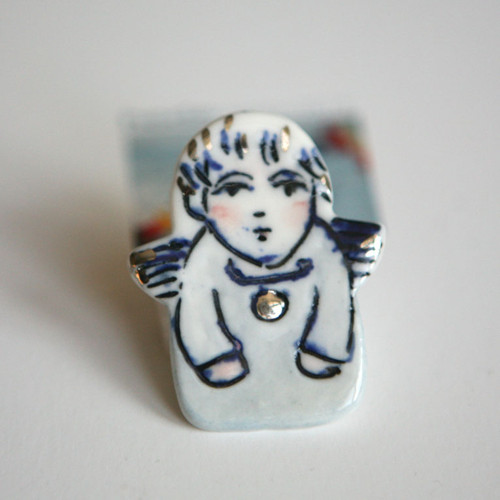 Anděl Kubíček (porcelán.brož) — foto 3