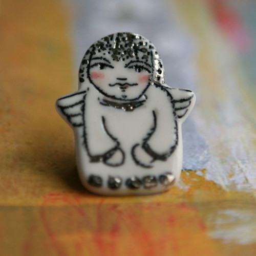 Anděl Slávek (porcelán.brož) — foto 2