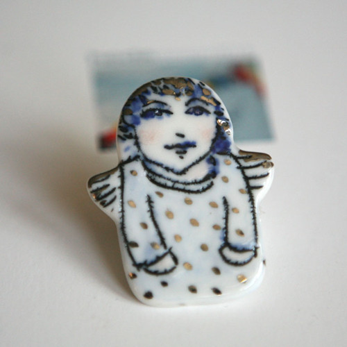 Anděl Svaťka (porcelán.brož) — foto 2