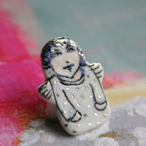 Anděl Svaťka (porcelán.brož) — foto 3