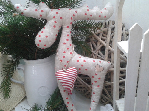 Vánoční sob velký 30cm — foto 2