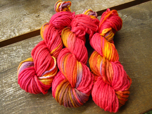 EXTRA merino 10mm "Dračí oheň" — foto 2