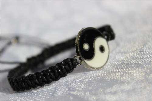 Jin - Jang Náramek macramé-(unisex) — foto 3