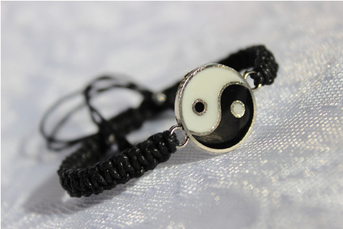 Jin - Jang Náramek macramé-(unisex) — foto 5