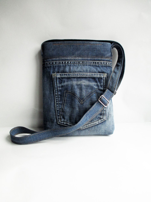 Cross body džínová — foto 2