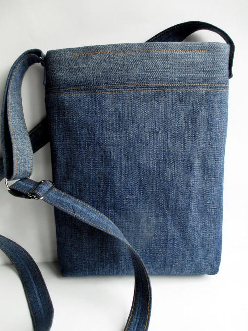 Cross body džínová — foto 3