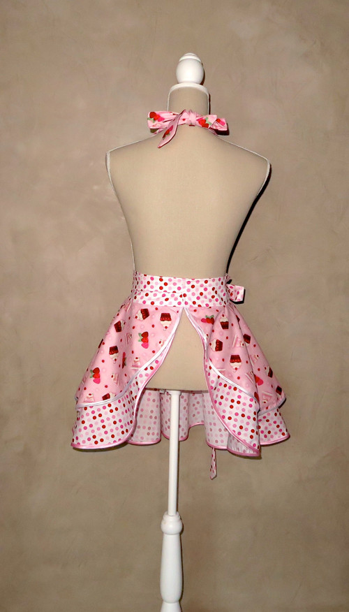 Luxusná Kuchynská Zástera Candy Pink — foto 3
