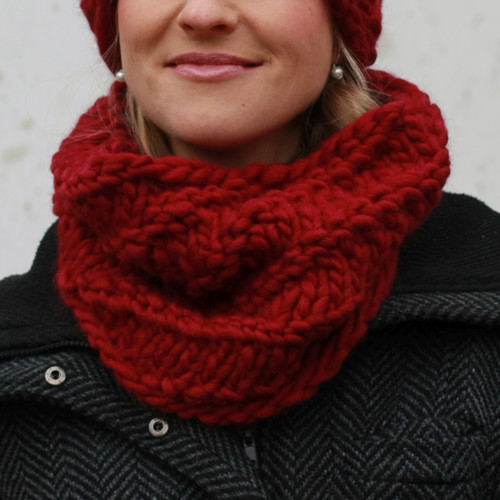 Nákrčník Wendela vínový — foto 2