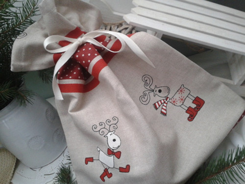 Vánoční prostírání se soby — foto 5