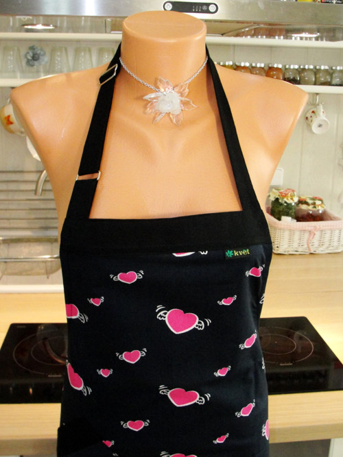 Set - mini zástěra - láska je láska - Valentýn — foto 3