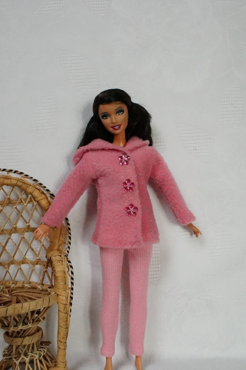 Zimní růžový komplet — foto 2