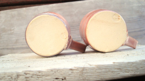 Latté šálky sytě růžové — foto 5