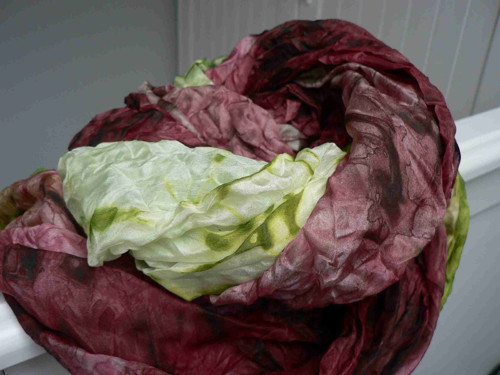 Šál, Jablko s čokoládou, 180x90 cm — foto 2
