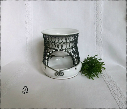 Aromalampa bílá — foto 3