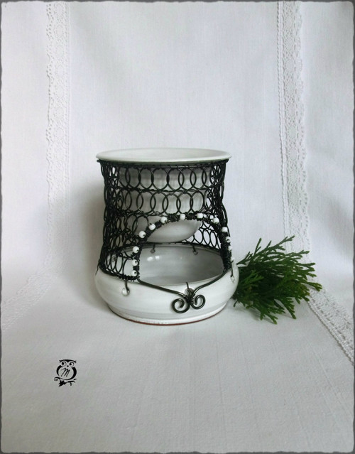 Aromalampa bílá — foto 5