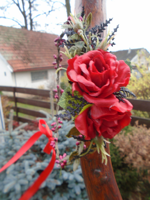 Věnečky do vlasů - lososový — foto 3
