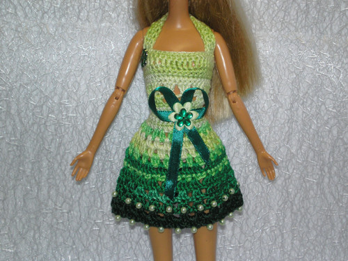 Zelené šatky pro Barbie — foto 5
