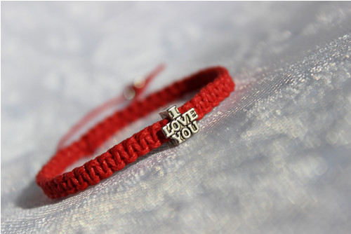 I Love You.. Náramek macramé (Kabbalah) — foto 3