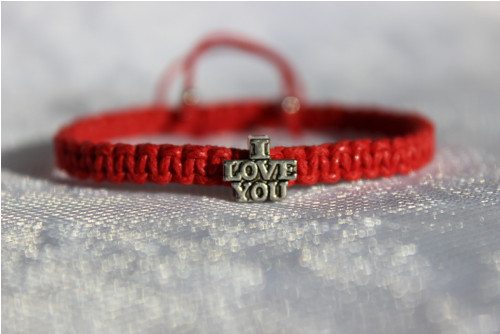 I Love You.. Náramek macramé (Kabbalah) — foto 4