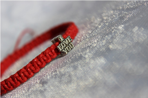 I Love You.. Náramek macramé (Kabbalah) — foto 6