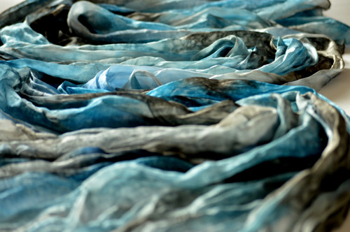 Hedvábný pléd 180x90cm — foto 3