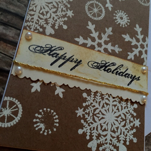Přání "happy holidays" s vločkami — foto 2