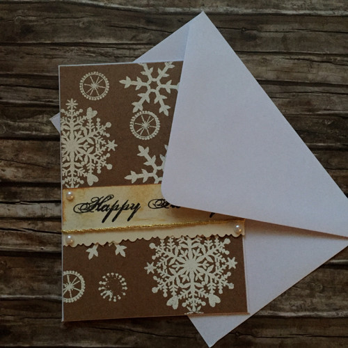 Přání "happy holidays" s vločkami — foto 3