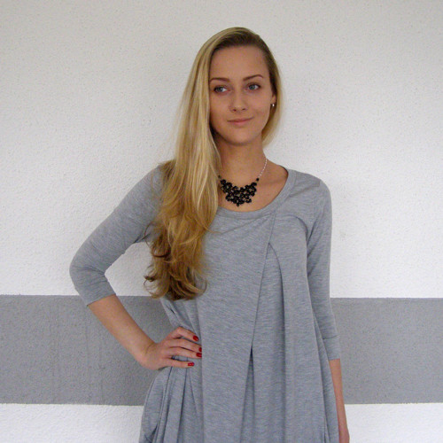Šaty WIDE Grey — foto 4