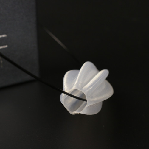 Matračka v čiré, 3d tištěný náhrdelník — foto 2