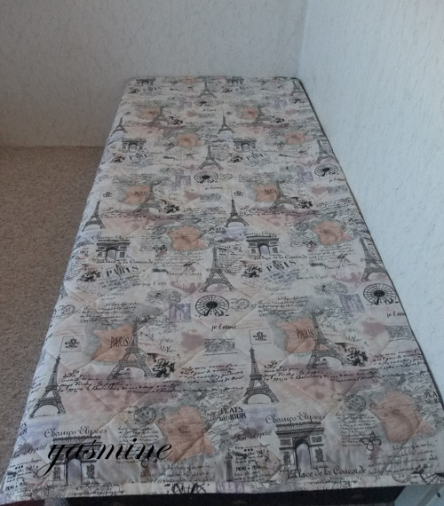 Prošívaný přehoz - Paříž — foto 3