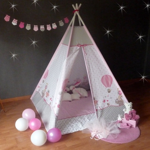 Teepee Sovičky 3 (stan,tyče,deka,králíci) — foto 2