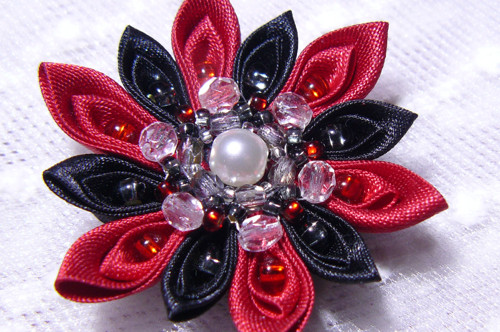 Kanzashi soupravička — foto 3