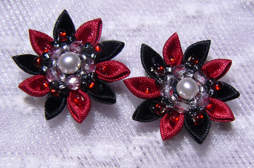 Kanzashi soupravička — foto 4