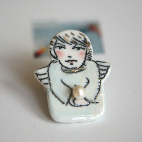 Anděl Julek (porcelán.brož) — foto 4