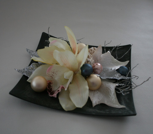 Vánoční dekorace - vánoční orchidej — foto 2