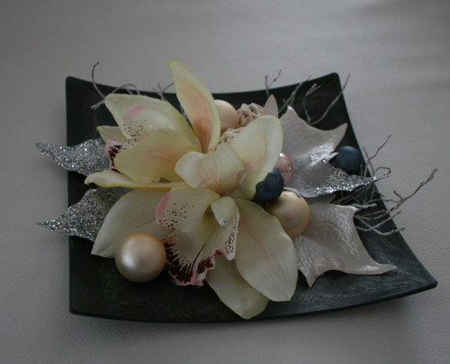 Vánoční dekorace - vánoční orchidej — foto 4