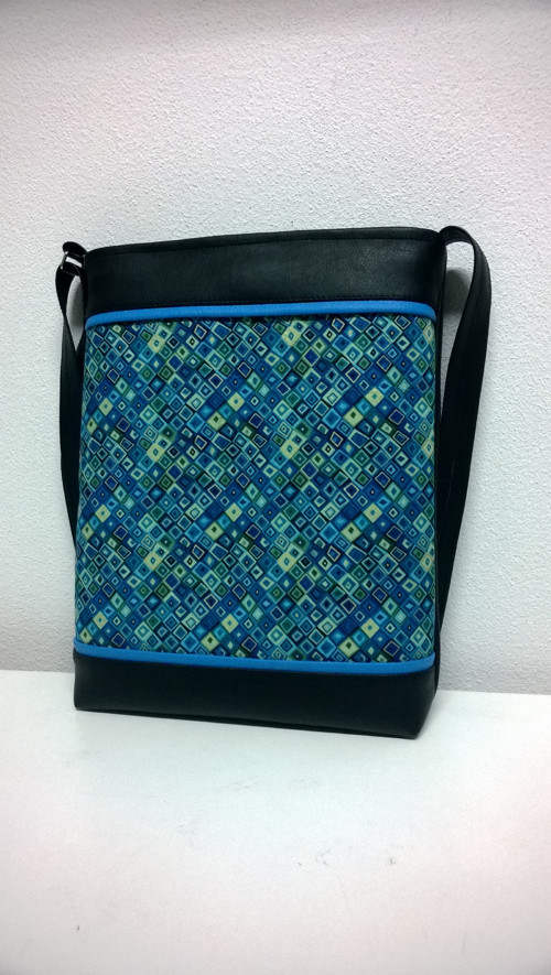 Crossbody Modré Kostičky — foto 2