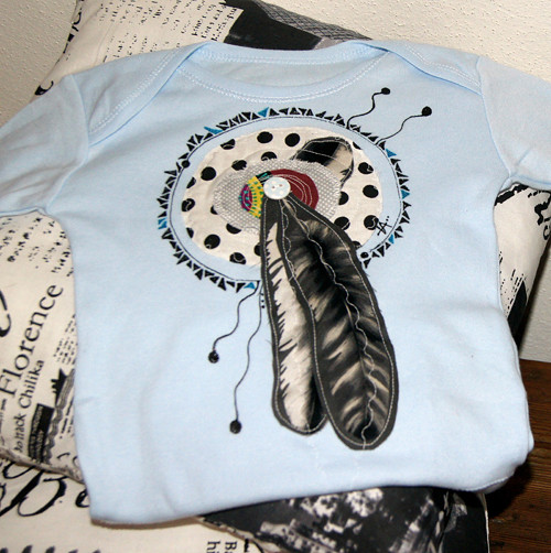 Body indiánské vel.9-12měsíců — foto 3