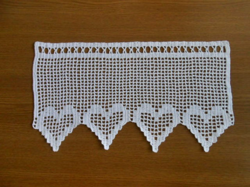 Rustikální srdíčková záclonka... — foto 2
